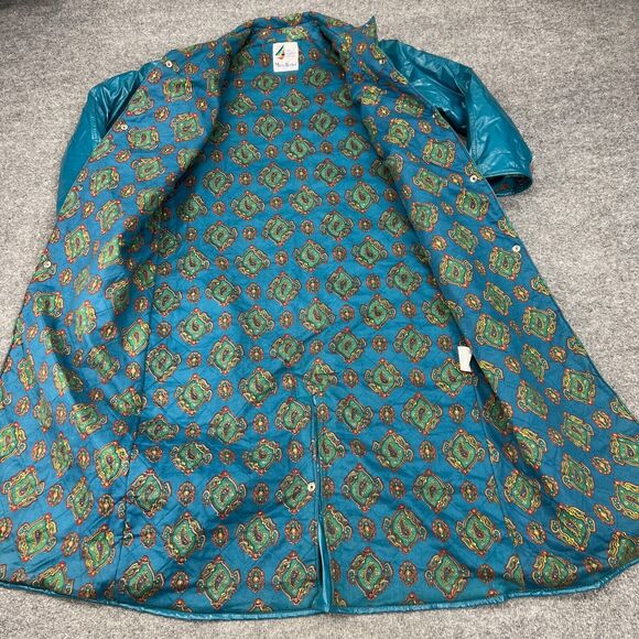 Vintage Misty Harbor Rain Coat Womens M Medium Waterproof Snap Button Long *READ - Picture 6 of 12